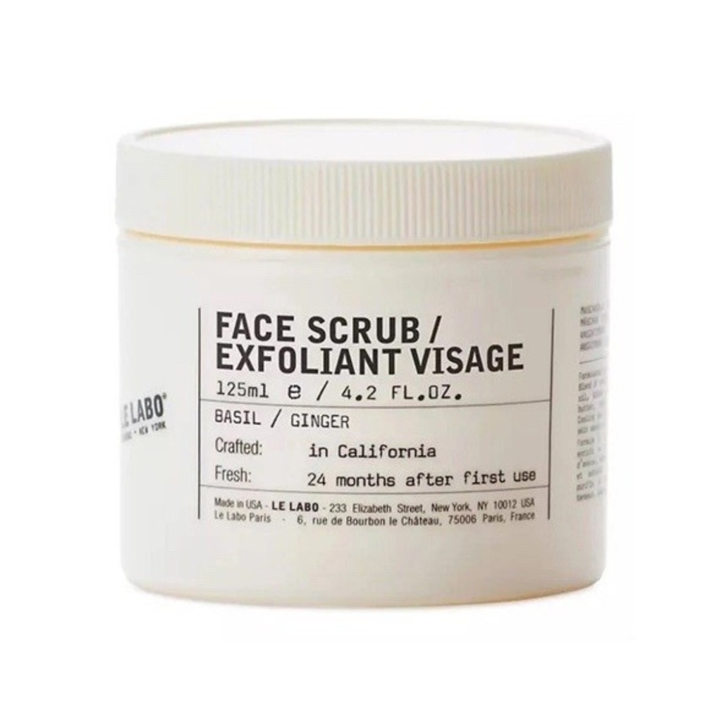 Le Labo Face Scrub Exfoliant Visage Basil Ginger 125mL / 4.2 Oz. NEW